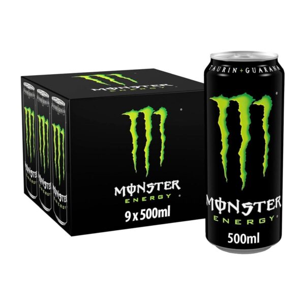 Monster Energy Drink, 9 x 500ml