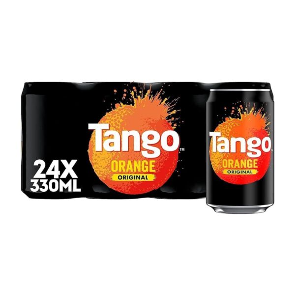 Tango Orange Soft Drink - 330 ml (Pack of 24)