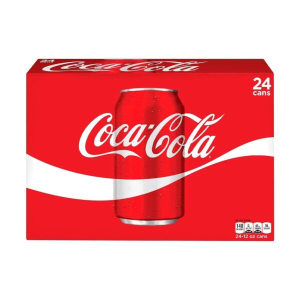 Coca-Cola Original Taste | Sparkling Soft Drink | Great Coke Taste | 330ml Cans | (Pack of 24)