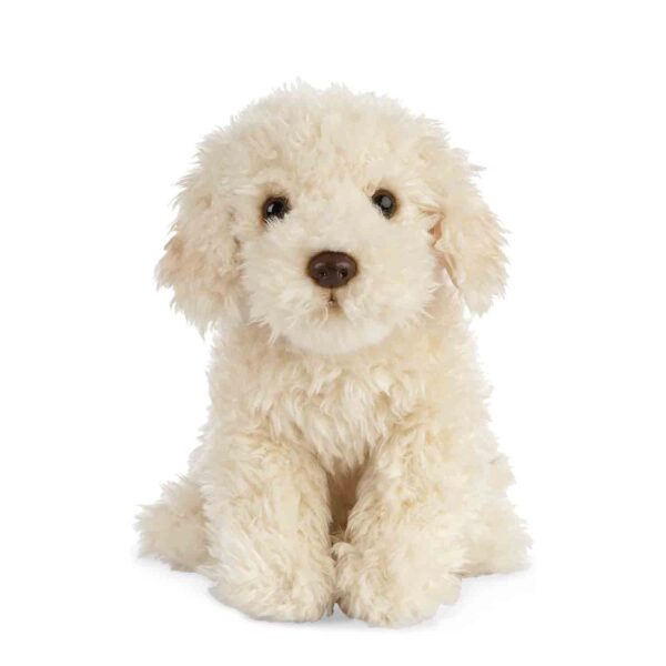 Living Nature Labradoodle, Realistic Soft Cuddly Dog Toy, Naturli Eco-Friendly Plush, 25cm