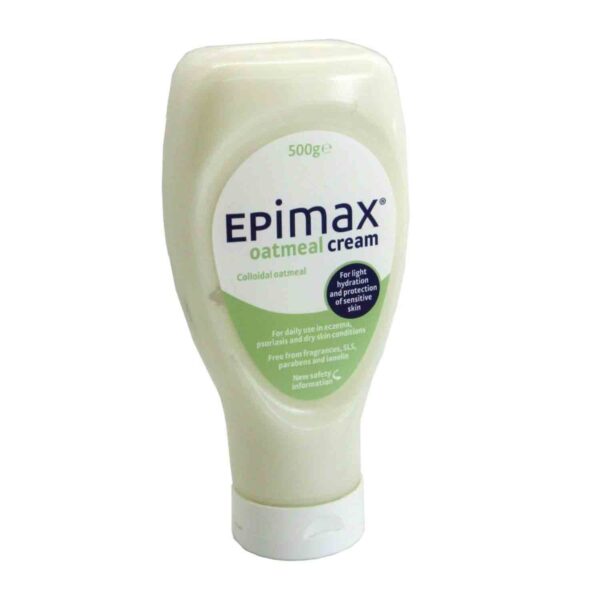 2 x Epimax Oatmeal Cream 500g for Eczema/Psoriasis