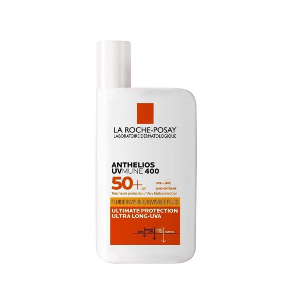 La Roche-Posay Anthelios UVMUNE 400 Invisible Fluid SPF50+ Sun Cream For Sensitive Skin 50ML