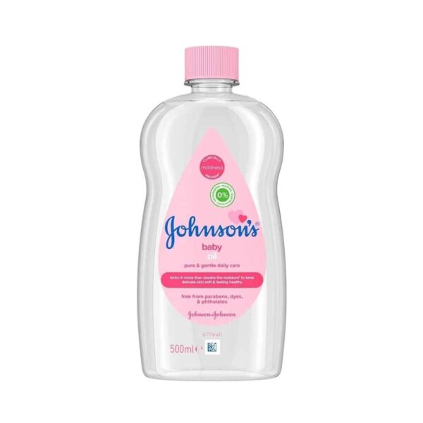 Johnson's Baby Oil, 500 ml, Leaves Skin Soft and Smooth, Ideal for Delicate Skin