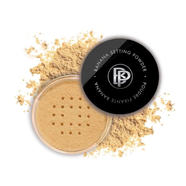 bellapierre Banana Setting Powder | Lightweight Color-Correcting Powder with All Day Makeup Protection | Eliminates Blotchiness and Dark Under-Eye Circles | Matte Tint - 4 Grams - Medium