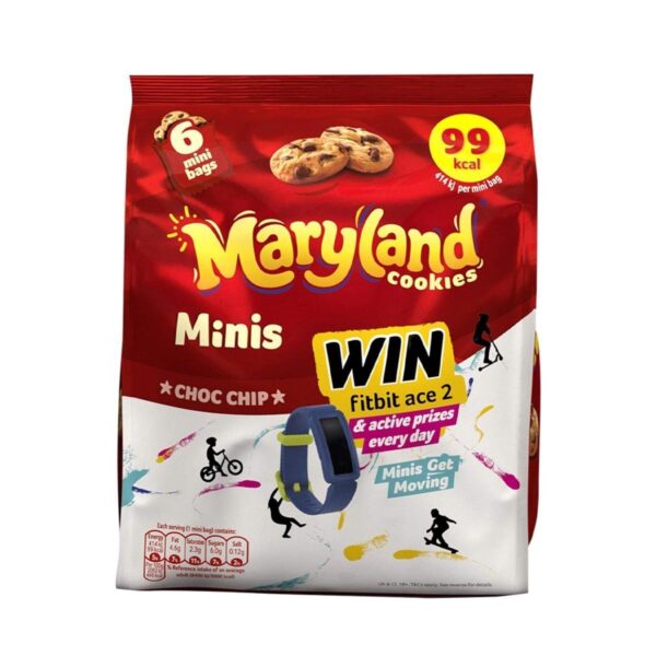 Maryland Mini's Chocolate Chip, Pack of 6