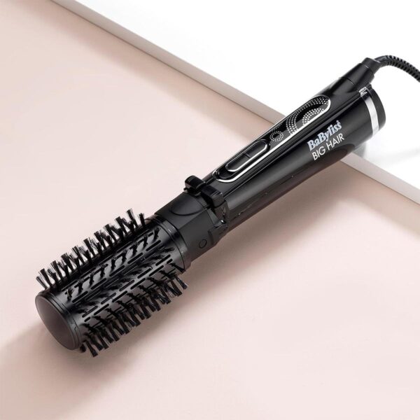 BaByliss Big Hair Rotating Hot Air Blow dry Brush, Dry and style in one step, 50mm - Image 2