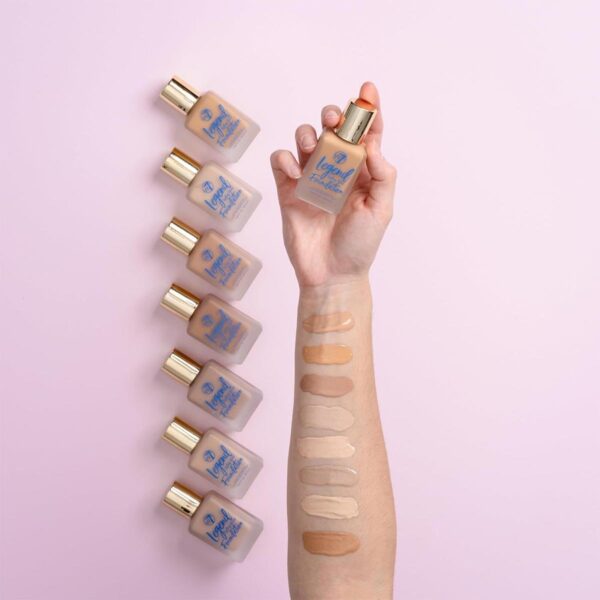 W7 Legend Foundation - Creamy Liquid Foundation for Poreless, Semi-Matte Medium Coverage - 28ml (Natural Beige) - Image 2