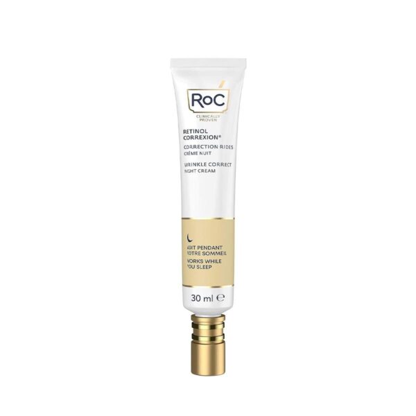 RoC - Retinol Correxion Wrinkle Correct Night Cream - Anti-Wrinkle & Aging Treatment - Radiant Skin Cream - Pure RoC Retinol, Shea Butter, Glycolic Acid & Squalane - Nighttime Skincare - 30 ml - Image 2